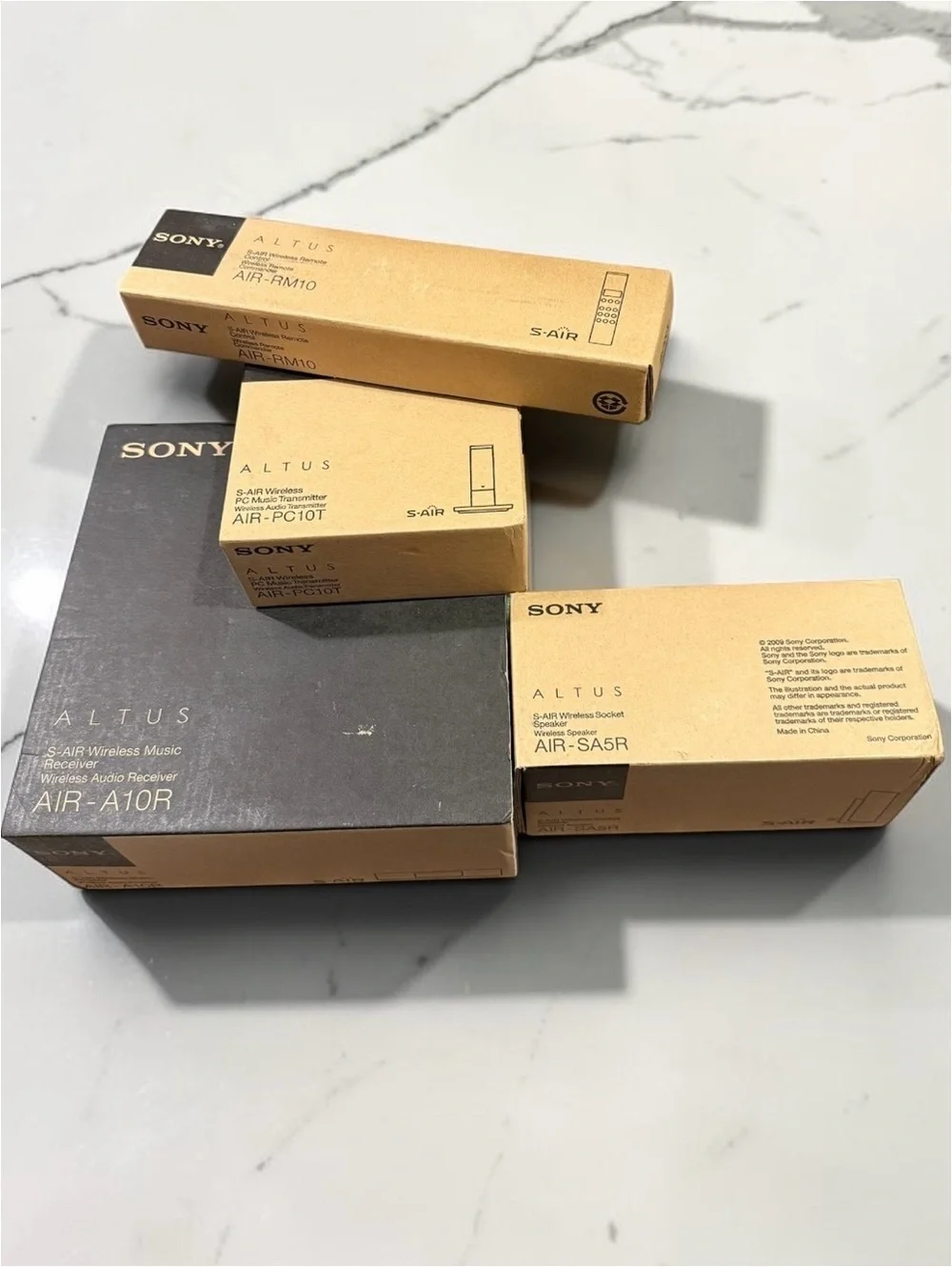 Sony ALTUS S-AIR Wireless Audio System, 4 Components - New in Box NOS Bundle!